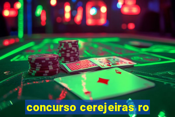 concurso cerejeiras ro